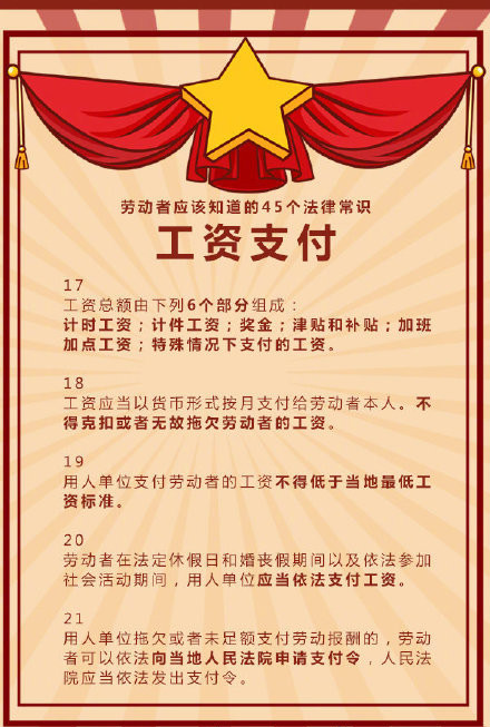 常識積累：關(guān)于勞動者的45個法律常識